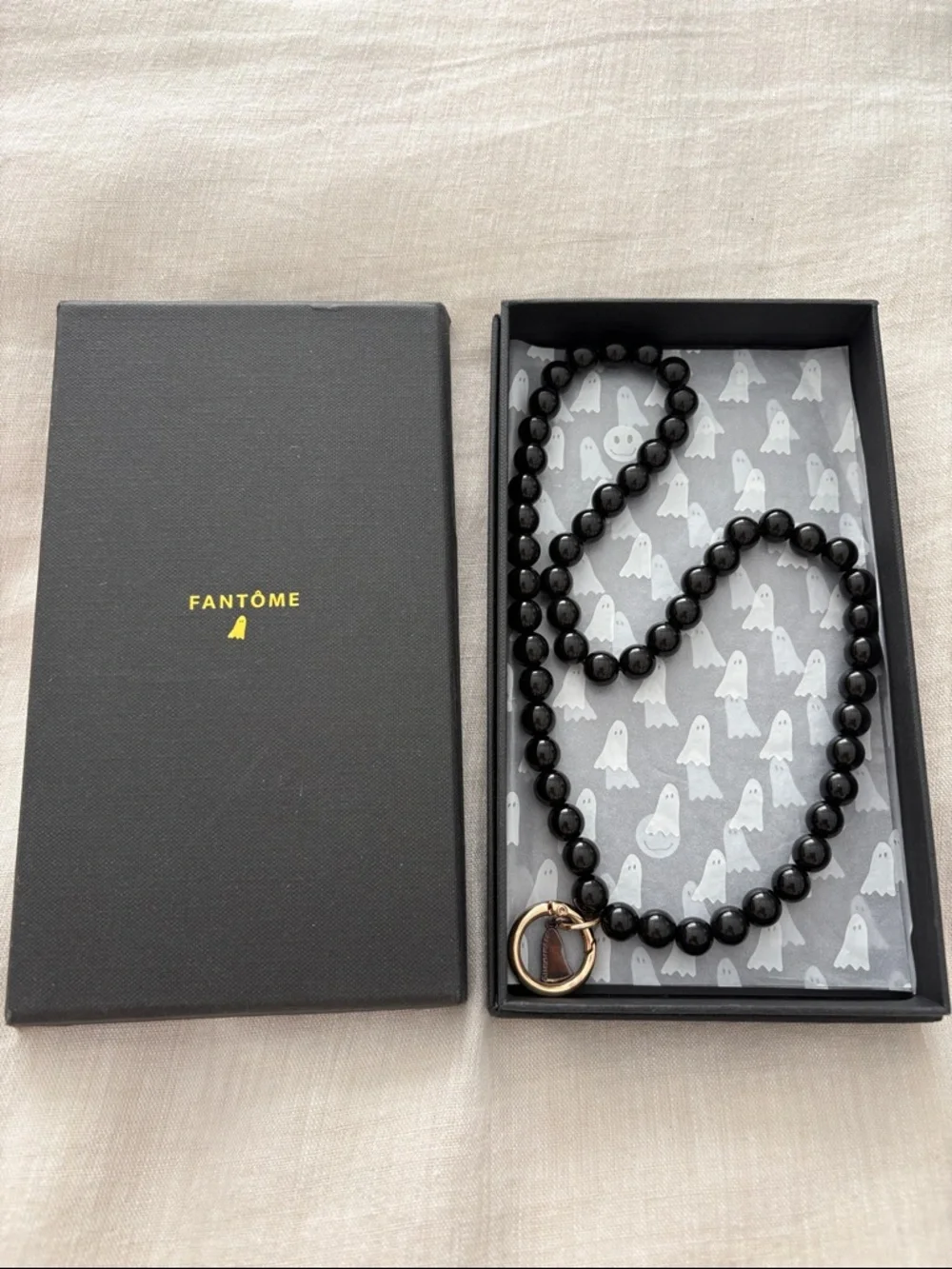 Fantôme Black Licorice Phone Wrist Strap